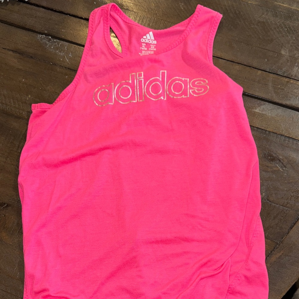 Adidas Vibrant Pink workout top